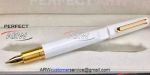 Perfect Replica Best Montblanc Marc Newson Fineliner Pen White and Gold